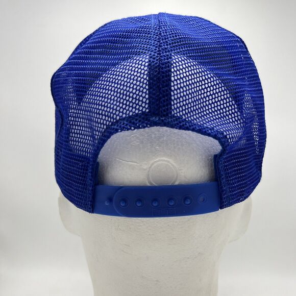 Vintage Pfizer Pharmaceutical Trucker Hat Cap Blue Snapback Wallula Washington - Picture 7 of 11